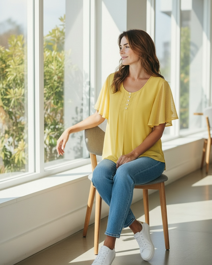 Chiffon top : clearance