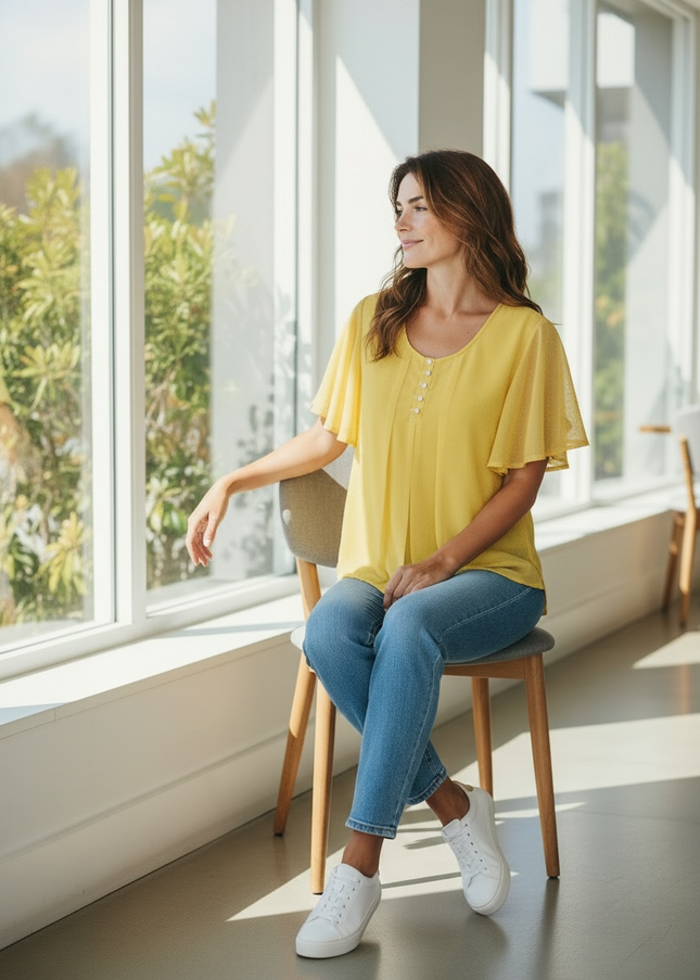 Chiffon top : clearance