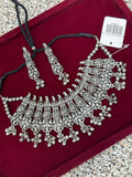 Oxidized necklace set by Kurti Connection USA