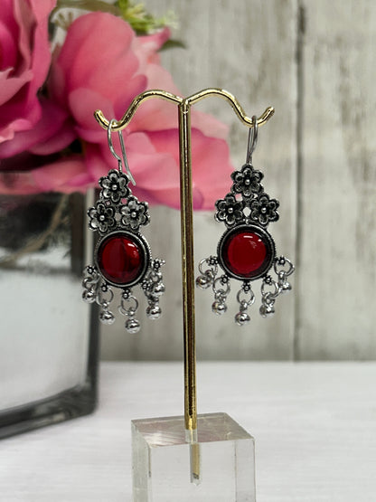 Oxidized earrings | hanging earrings by Kurti Connection USA