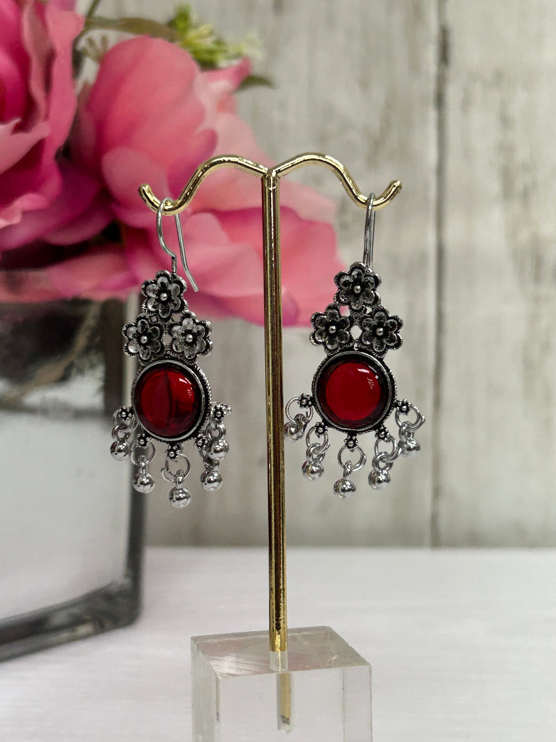 Oxidized earrings | hanging earrings by Kurti Connection USA