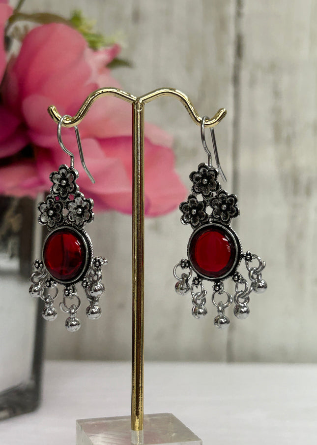 Oxidized earrings | hanging earrings