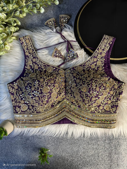 Heavy work blouse / readymade blouse