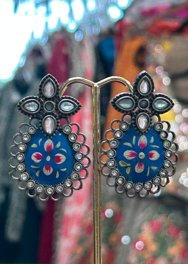 Hand painted earrings