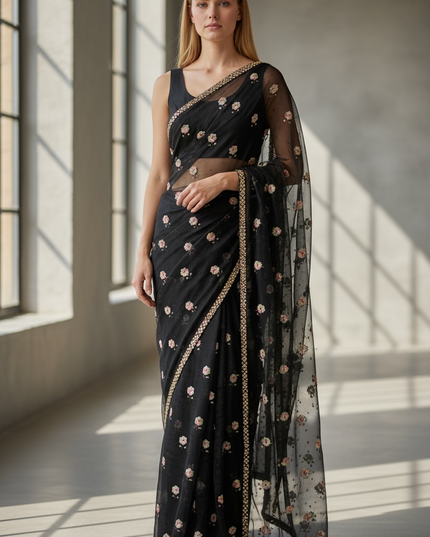 Chiffon saree