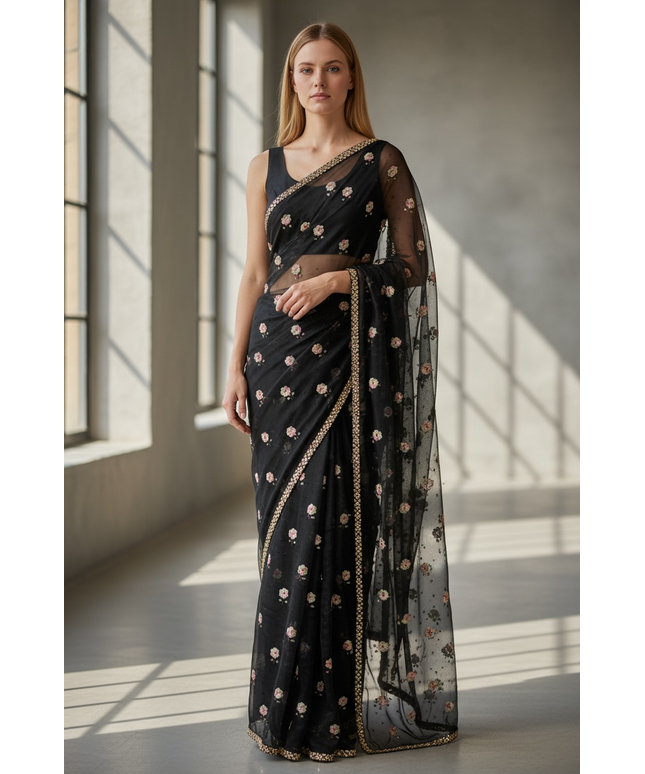 Chiffon saree