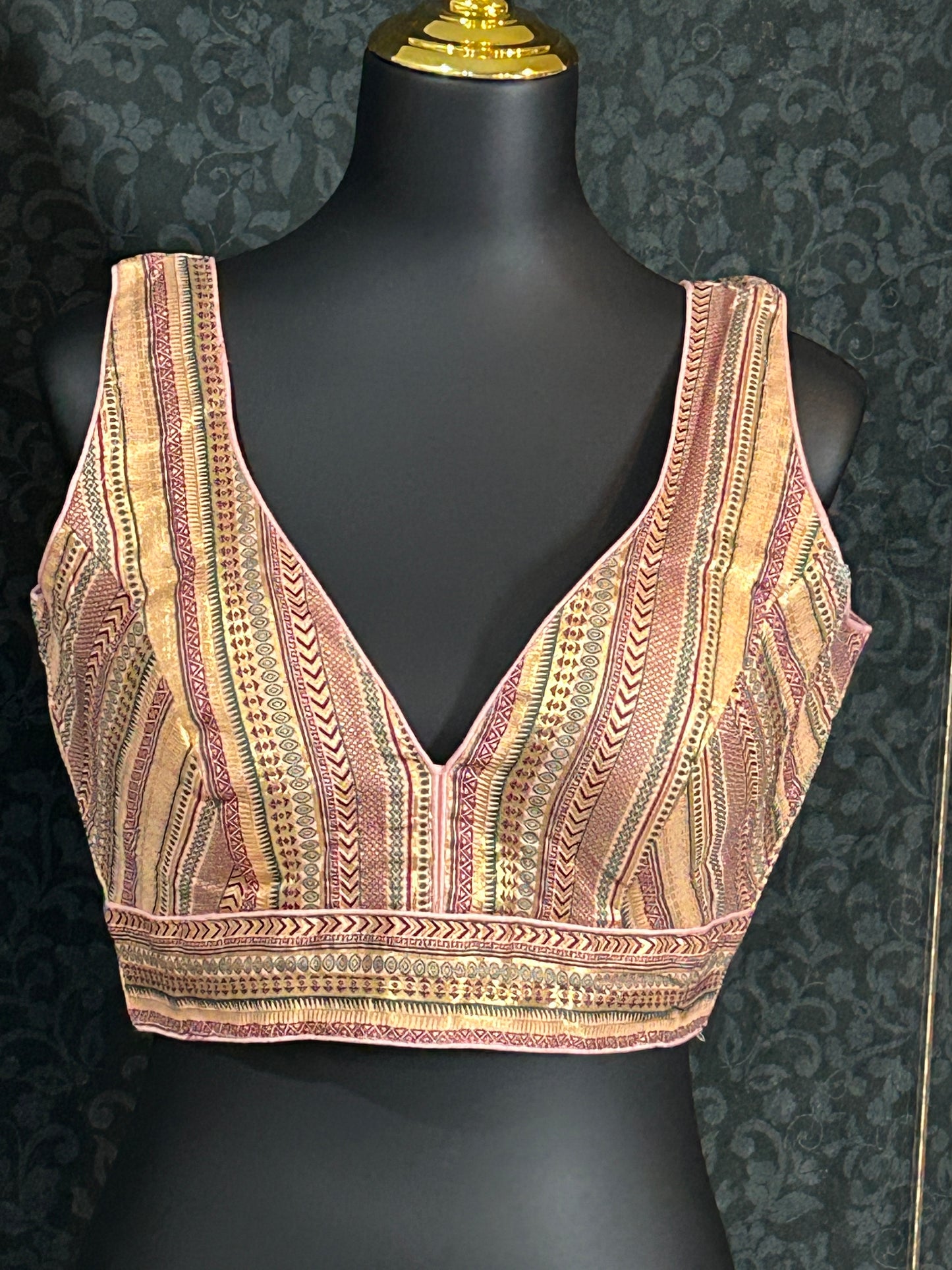 Silk blouse : brocade silk blouse