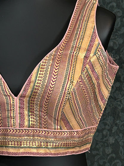 Silk blouse : brocade silk blouse