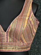 Silk blouse : brocade silk blouse by Kurti Connection USA