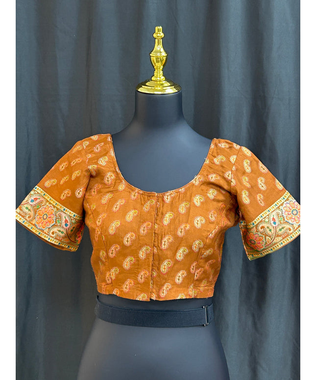 Kani silk blouse by Kurti Connection USA