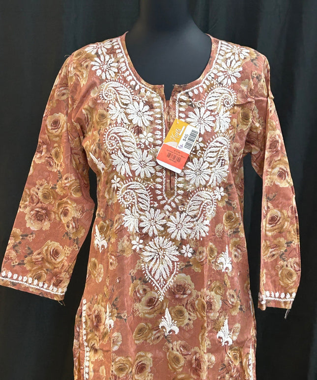 Chikankari cotton Kurti by Kurti Connection USA