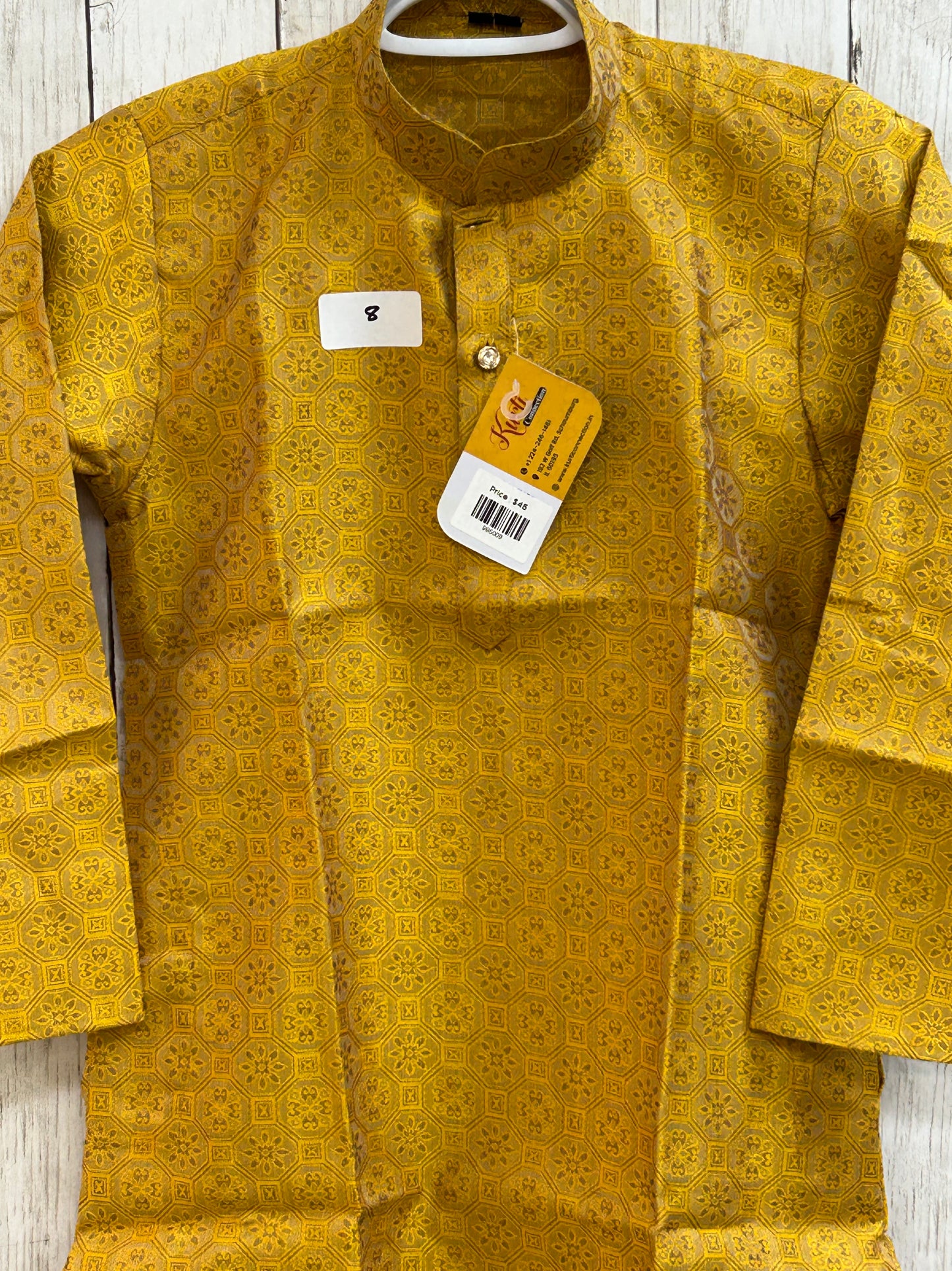 Silk kurta pant set by Kurti Connection USA