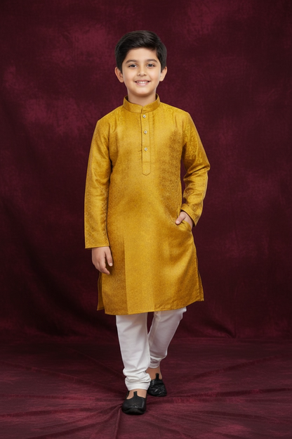 Silk kurta pant set by Kurti Connection USA
