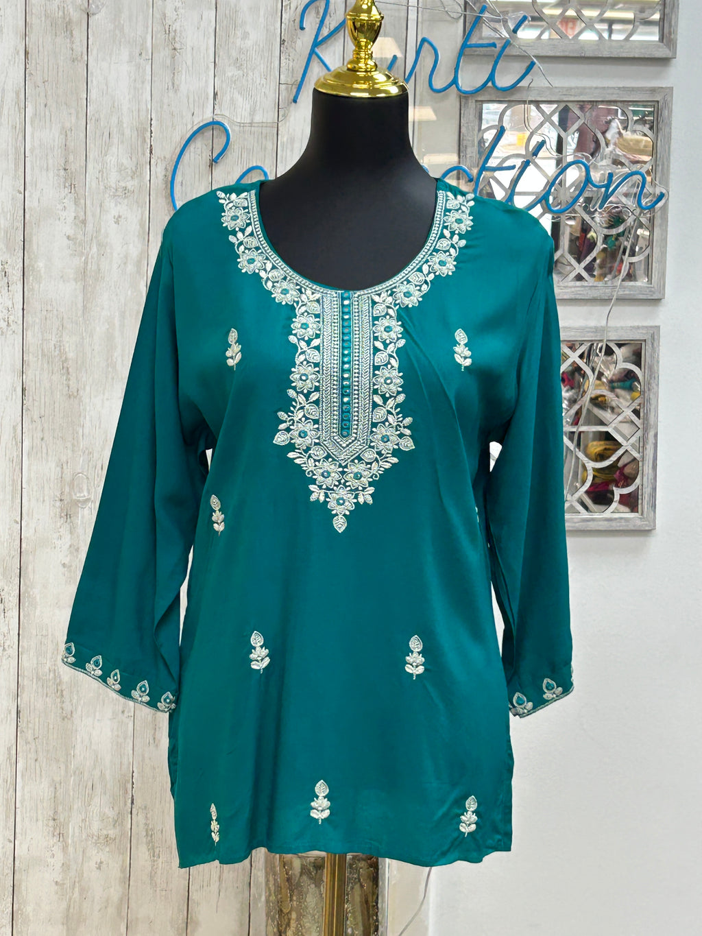 Rayon short Kurtis by Kurti Connection USA