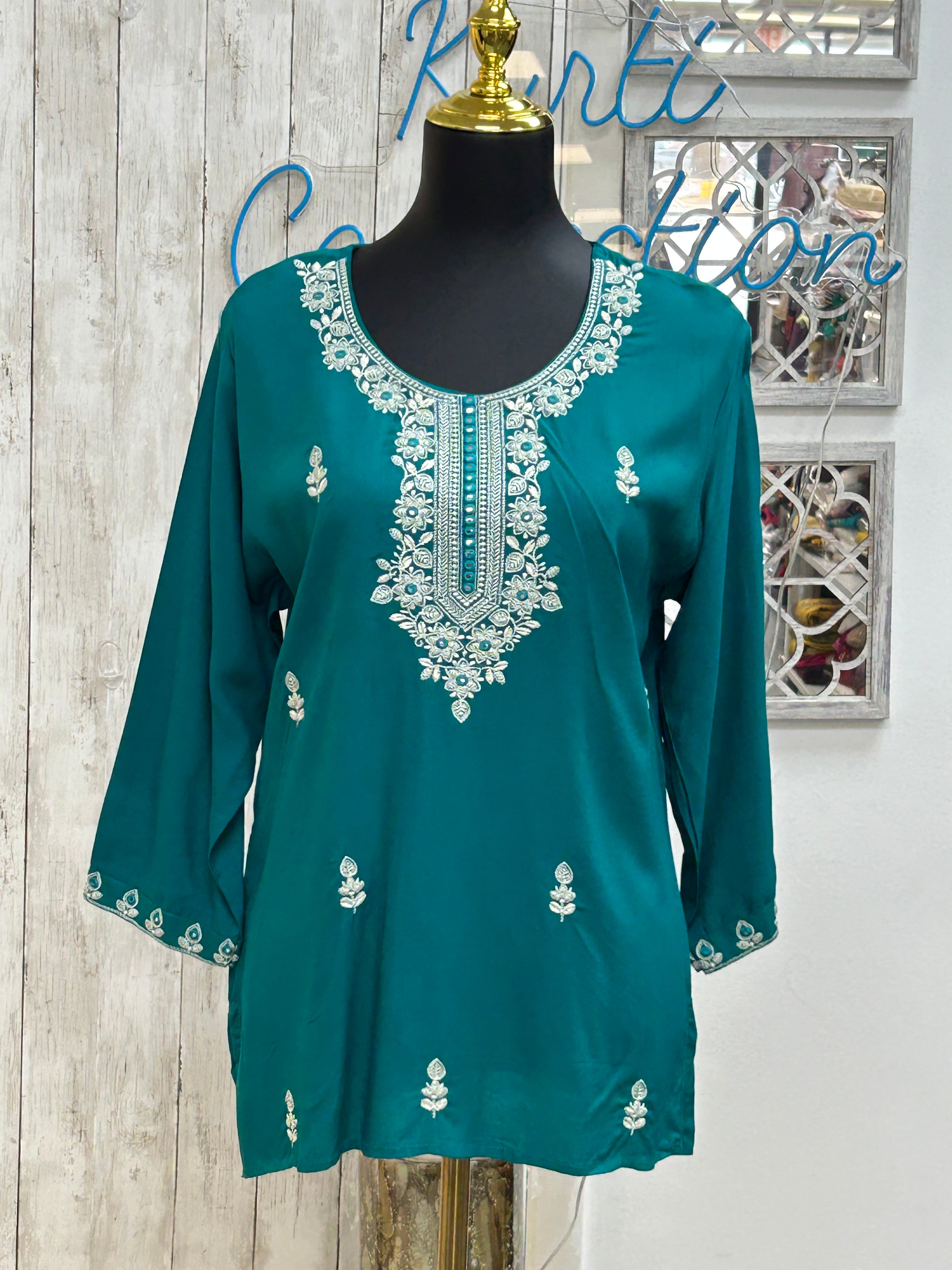 Rayon short Kurtis by Kurti Connection USA