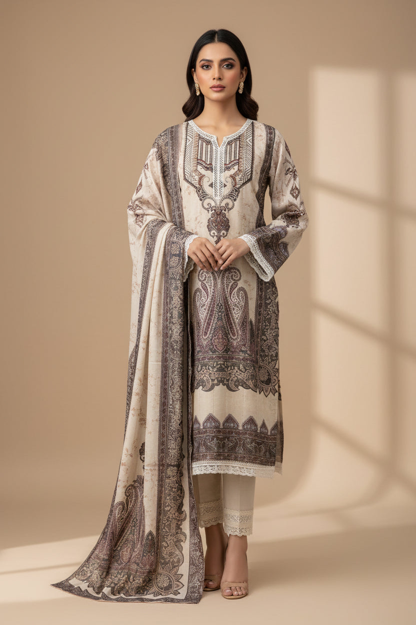 Modal silk kurti pant set