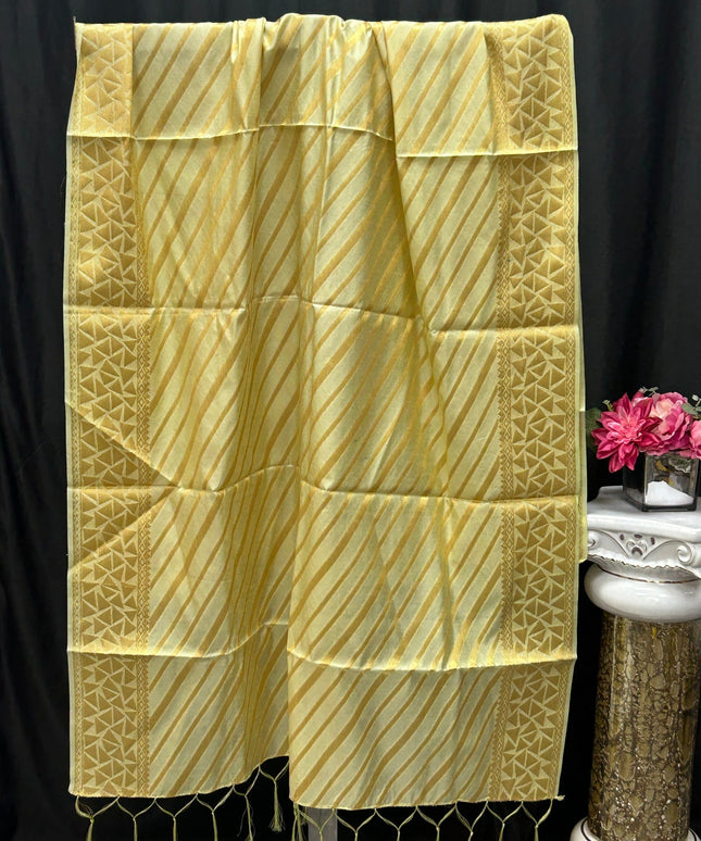 Light green dupatta by Kurti Connection USA