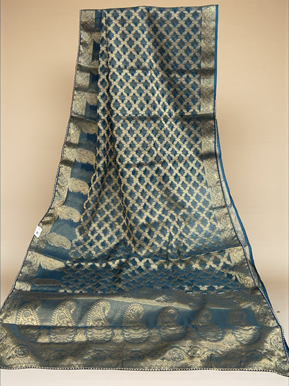 Tissue organza saree by Kurti Connection USA