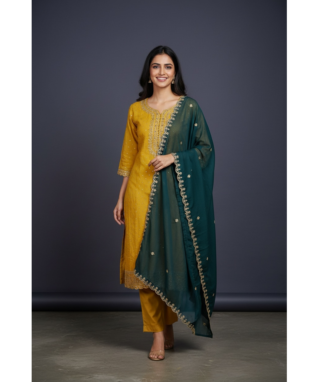 Plus size Kurti pant set