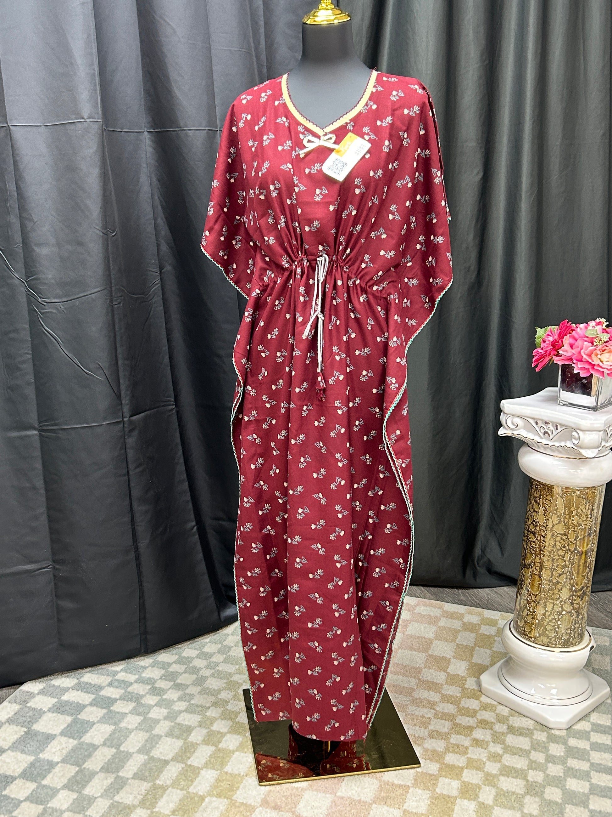 Kaftan nighty | Indian night gown by Kurti Connection USA