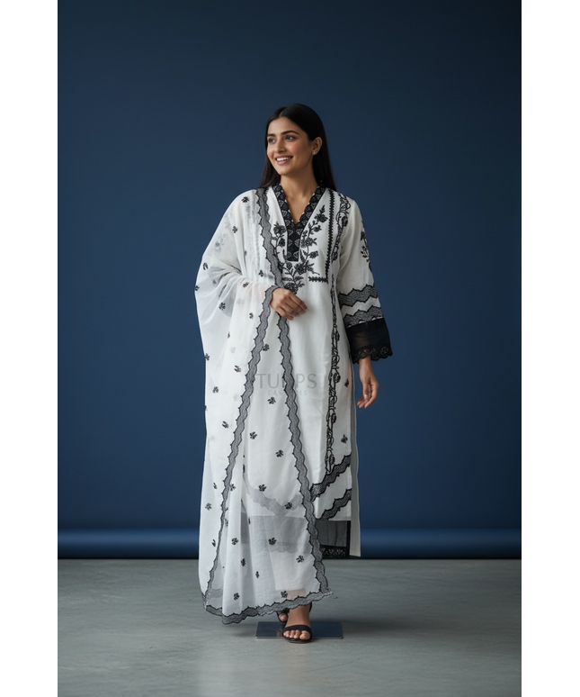 Tissue silk Kurti set