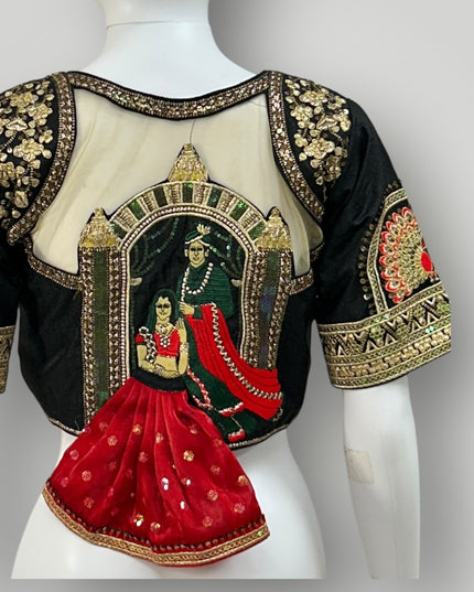 Dulha- Dulhan : Designer blouse - Kurti Connection USA
