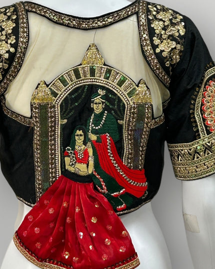 Dulha- Dulhan : Designer blouse - Kurti Connection USA