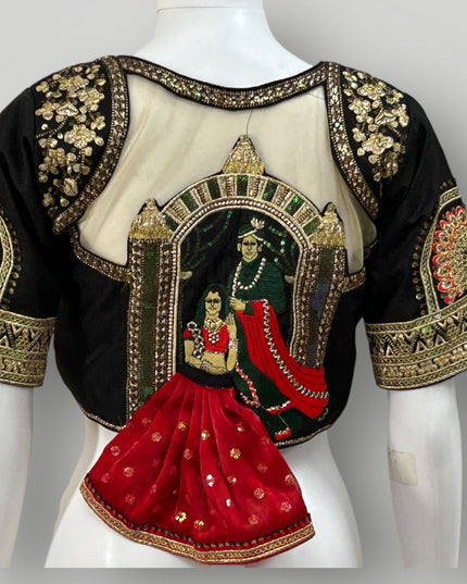 Dulha- Dulhan : Designer blouse - Kurti Connection USA