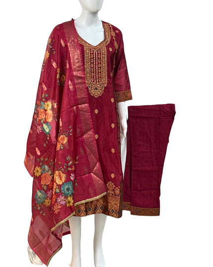 Banarasi : Silk banarasi suit - Kurti Connection USA