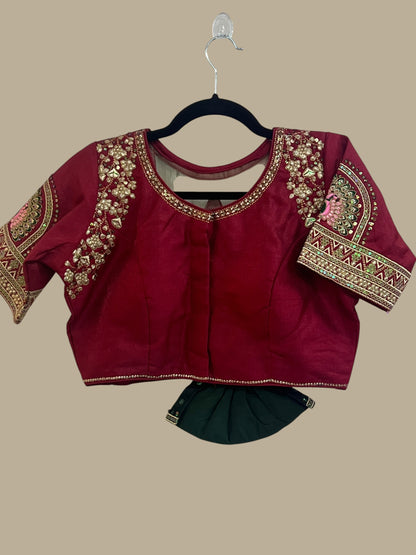 Maroon Blouse
