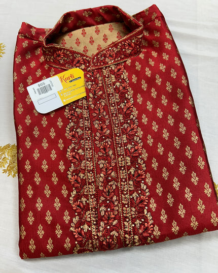 Silk Short Kurta - Kurti Connection USA