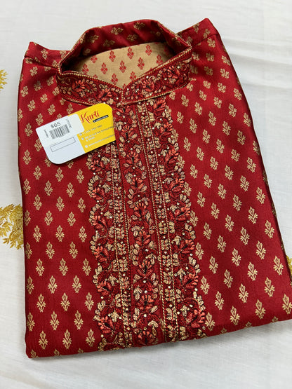 Silk Short Kurta - Kurti Connection USA
