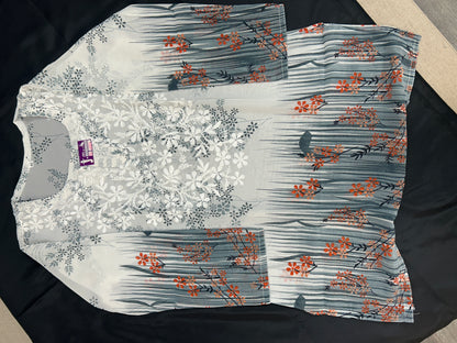Chikankari short kurti with spaghetti inner | georgette top - Kurti Connection USA