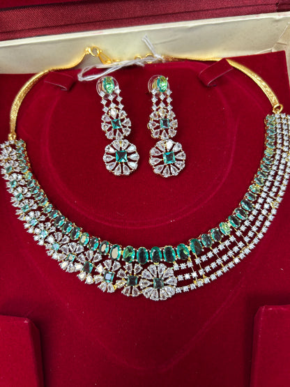 CZ necklace set
