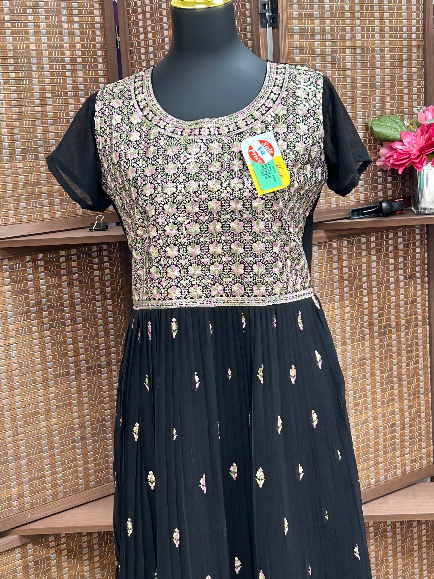 Chiffon long kurti