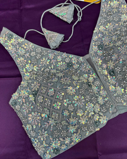 Heavy sequin work blouses - Kurti Connection USA