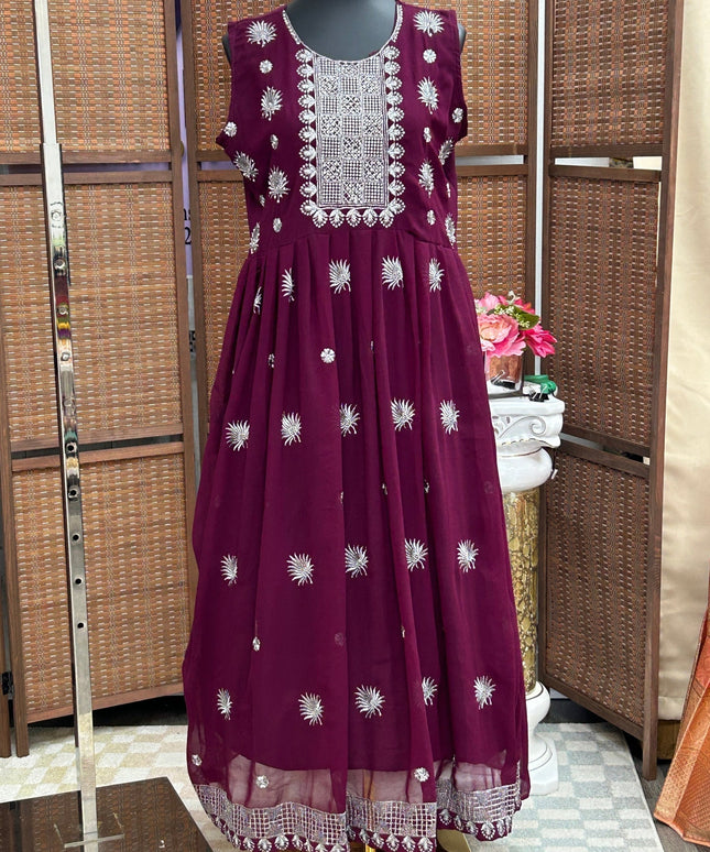 Georgette long kurti