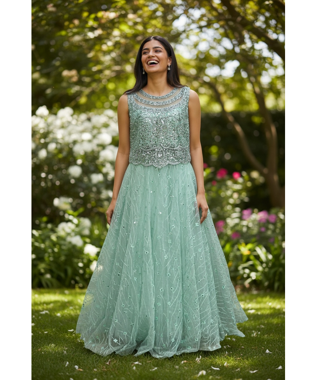 Party wear long gown