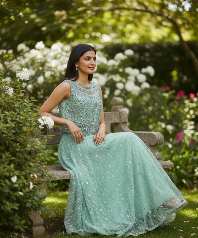 Party wear long gown