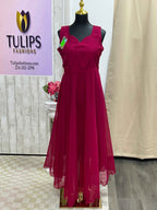 Chiffon long kurti / dress