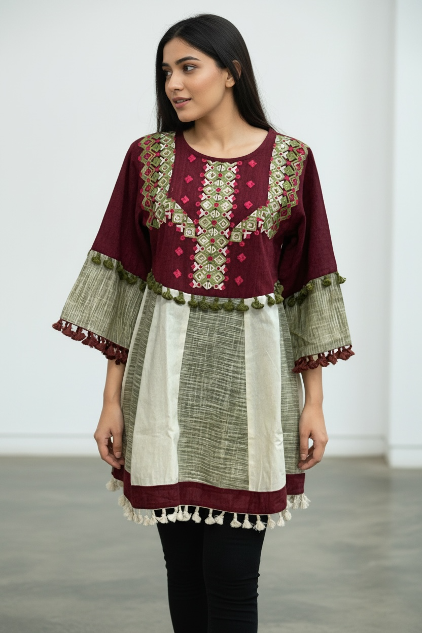 Cotton short kurti top