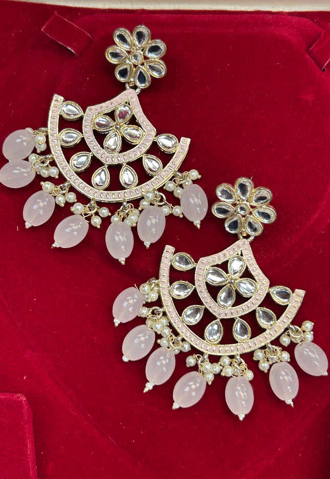 Kundan earrings - Kurti Connection USA