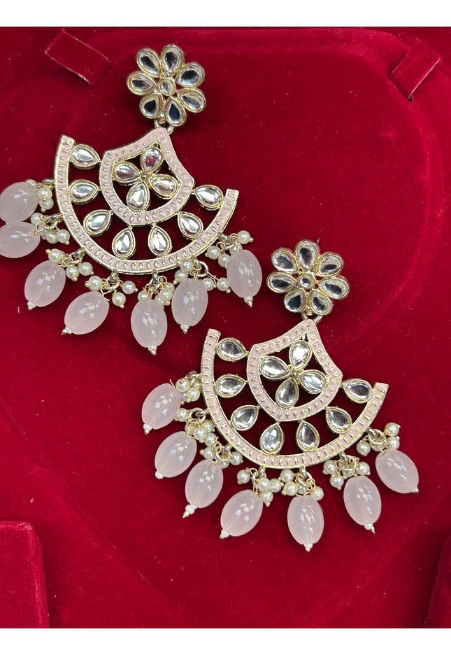 Kundan earrings - Kurti Connection USA