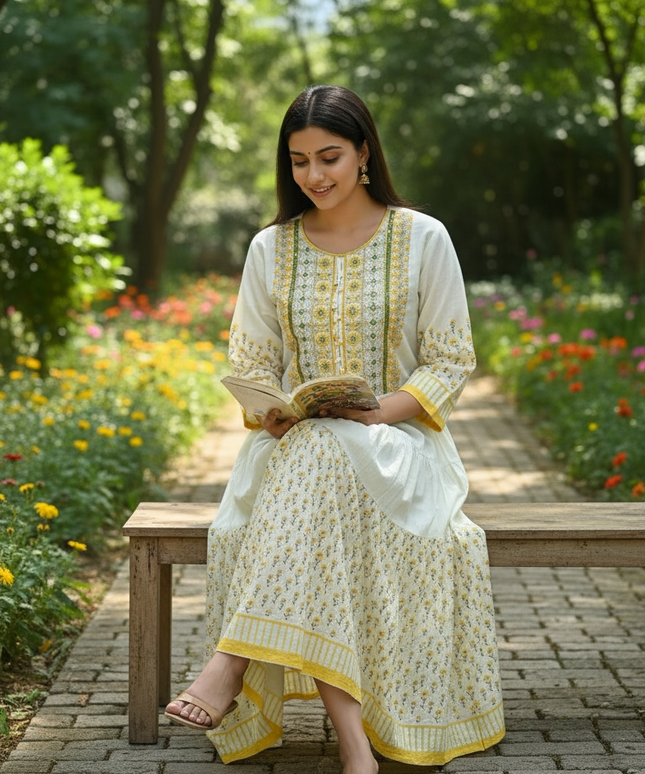 Cotton long Kurti