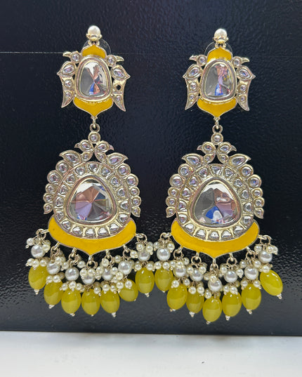 Kundan earrings - Kurti Connection USA