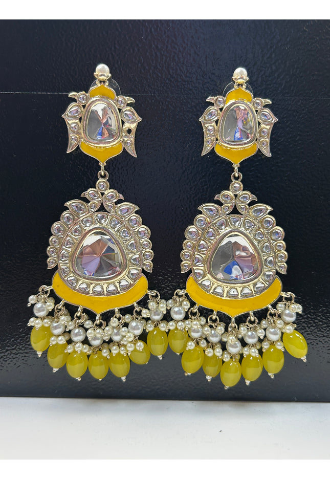 Kundan earrings - Kurti Connection USA