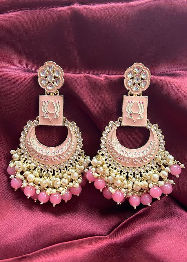 Meenakari earrings - Kurti Connection USA