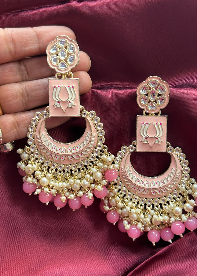 Meenakari earrings - Kurti Connection USA