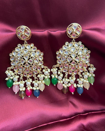 Kundan earrings - Kurti Connection USA