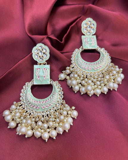 Chandbali earrings - Kurti Connection USA